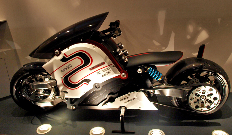 Illustration for article titled This Stunning Electric Bike Is Like a Jet Fighter On Two Wheels